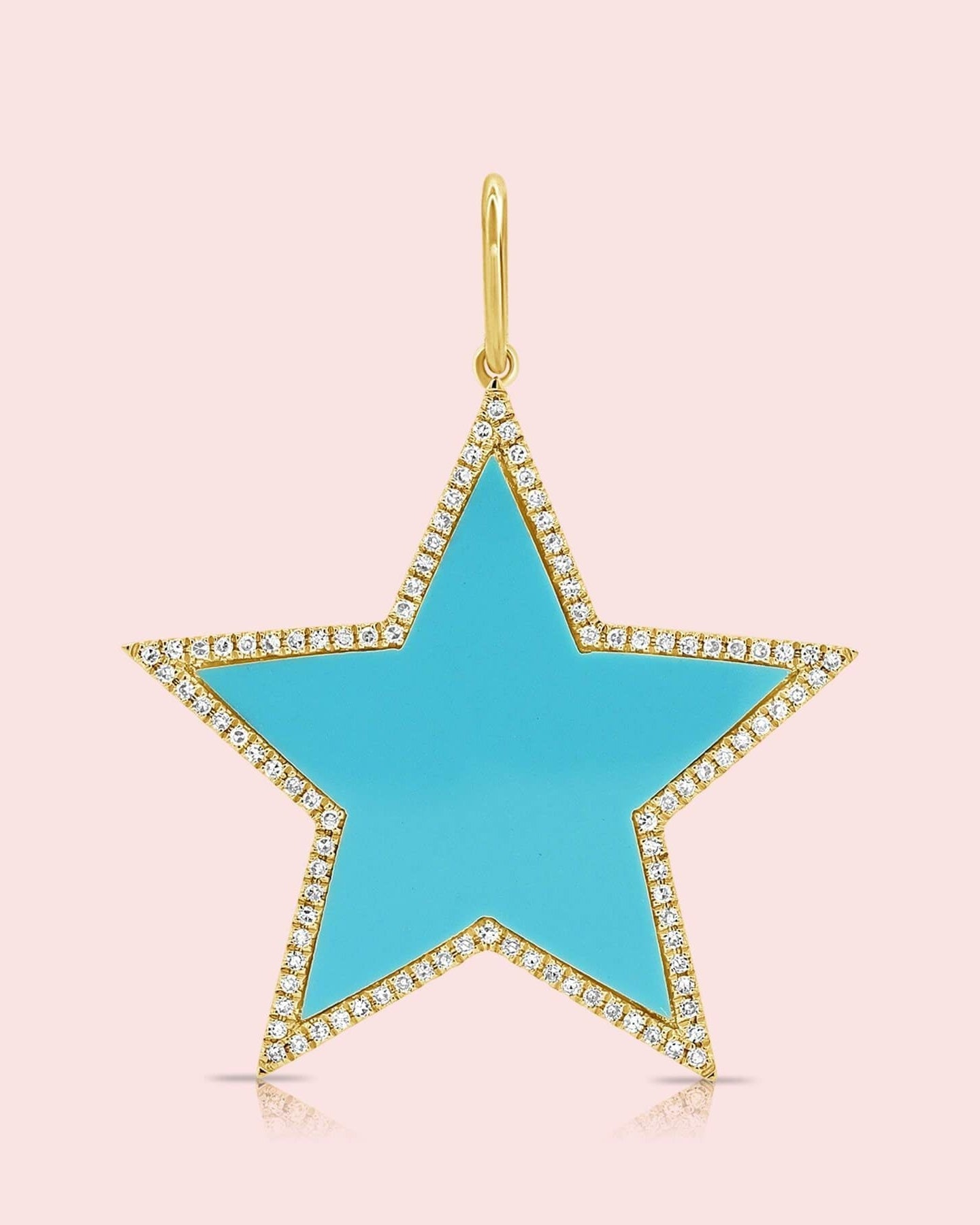 Turquoise Star Necklace Charm - Sparkle Society