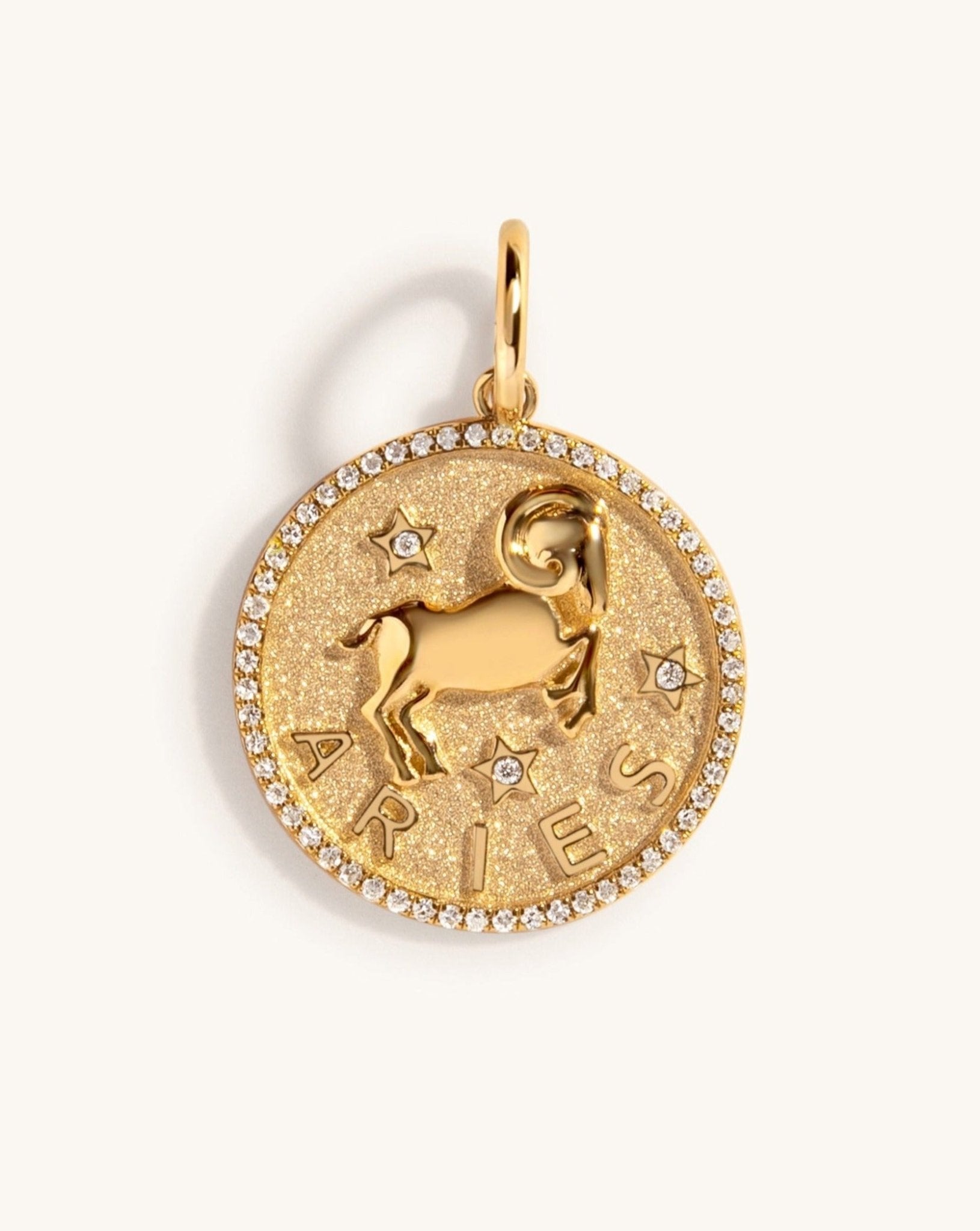 Zodiac Necklace Charm - Sparkle Society