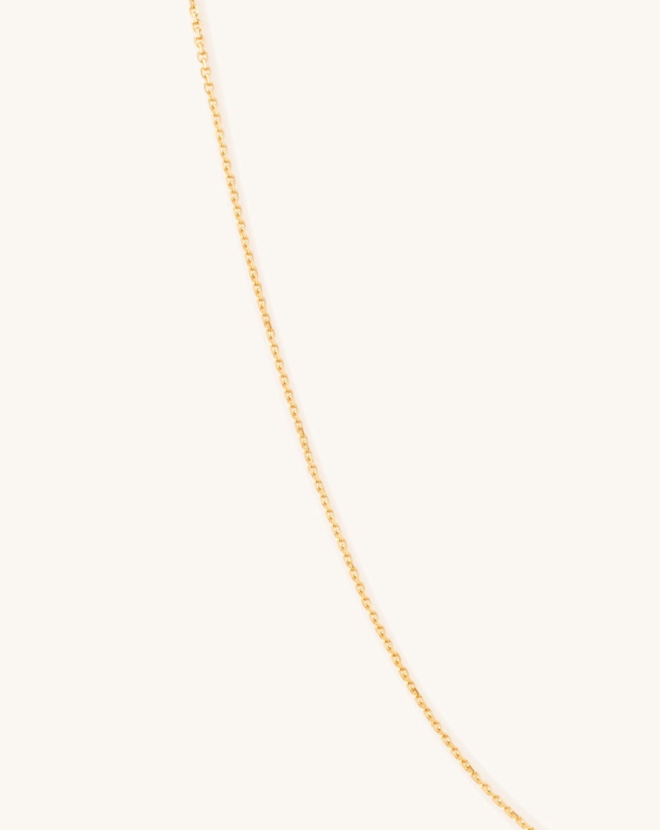 0.80mm Solid Gold Cable Chain - Sparkle Society