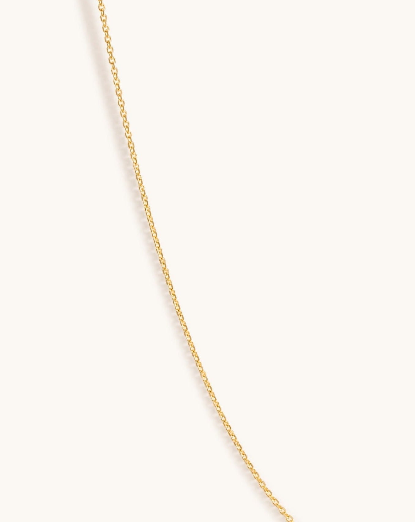 1.05mm Solid Gold Adjustable Cable Chain - Sparkle Society