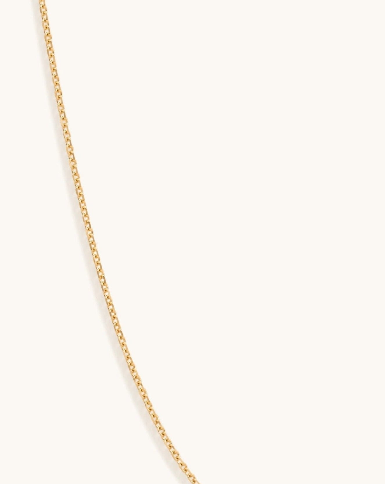 1.5mm Solid Gold Cable Chain - Sparkle Society