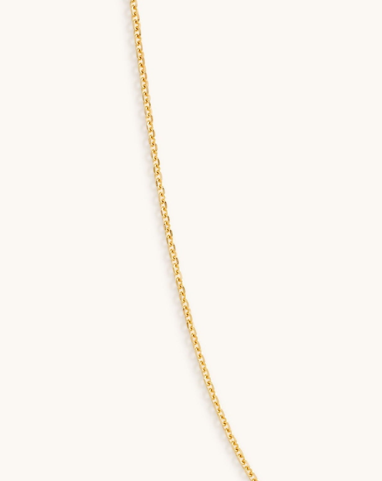 1.8mm Solid Gold Cable Chain - Sparkle Society