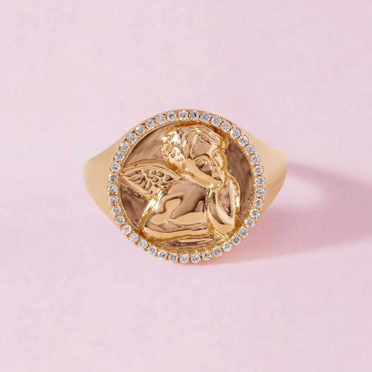 Angel Signet Ring - Eleonora Beracasa