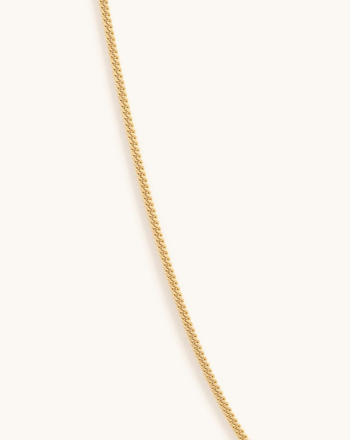 Baby Curb Solid Gold Chain - Sparkle Society