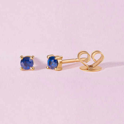 Single Birthstone Prong Studs - Sparkle Society