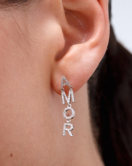 Diamond Custom Drop Earring - Sparkle Society