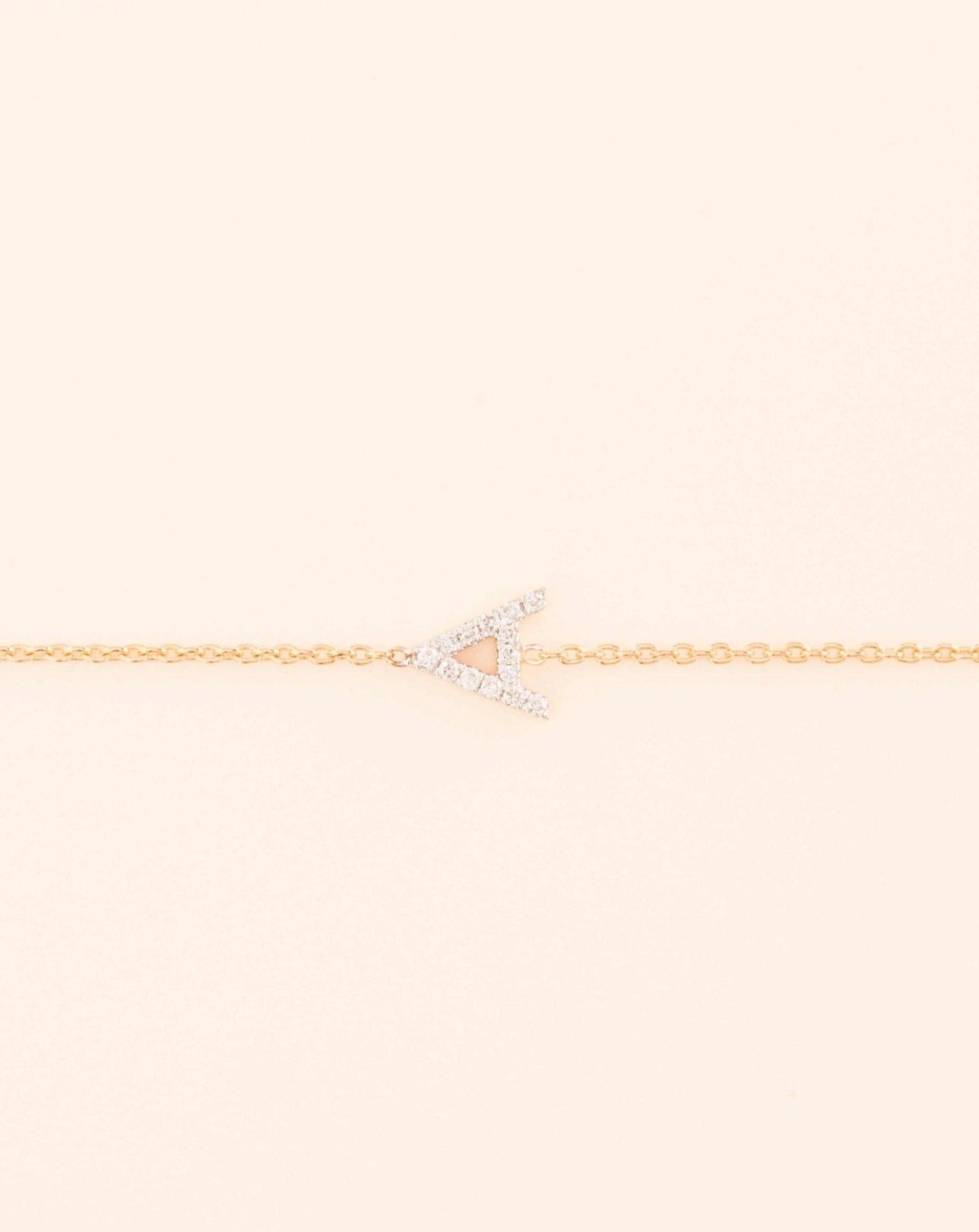 Diamond Initial Bracelet - Sparkle Society