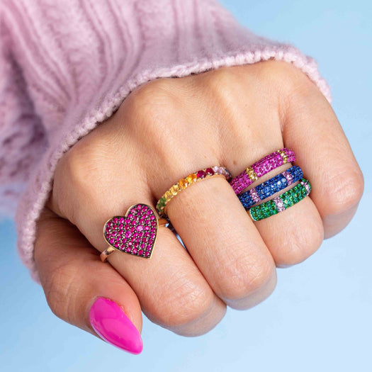 Sparkle & Hearts Ring