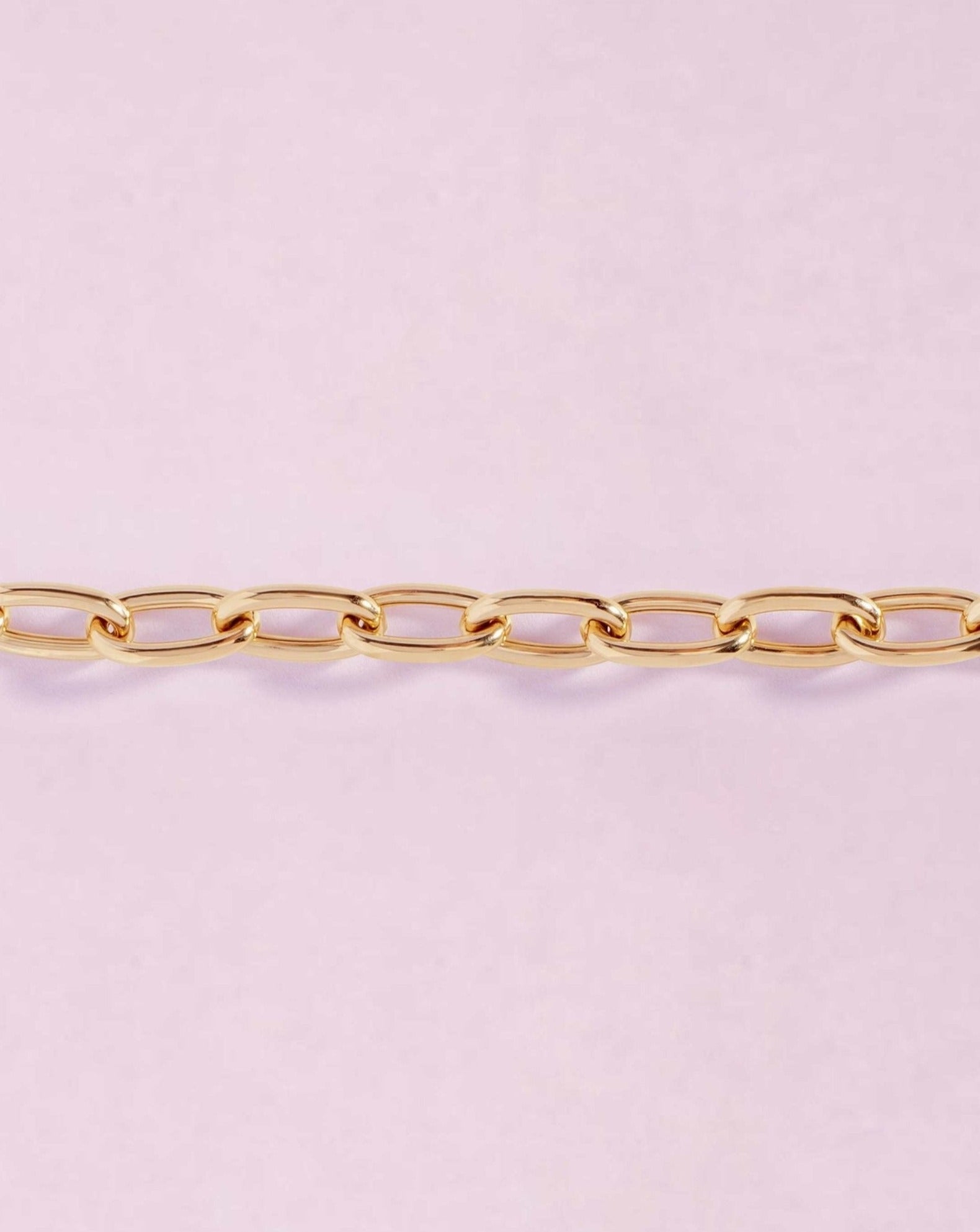 Hollow Gold Oval Link Bracelet - Sparkle Society