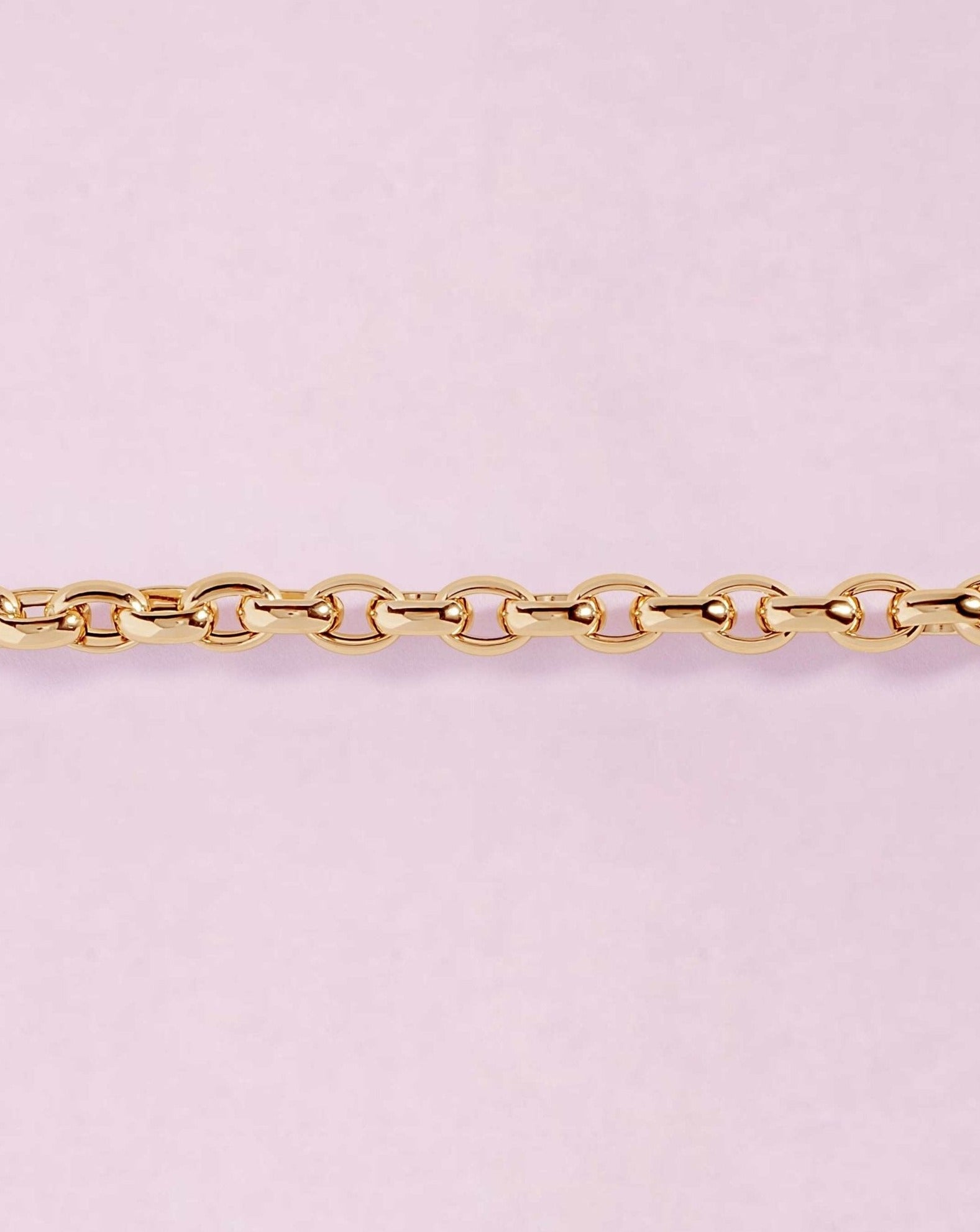 Hollow Gold Rolo Link Bracelet - Sparkle Society