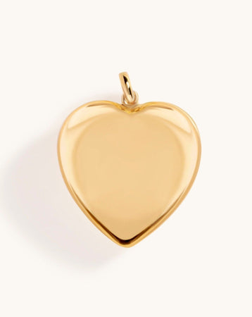 Puffed Heart Necklace – Bearfruit Jewelry