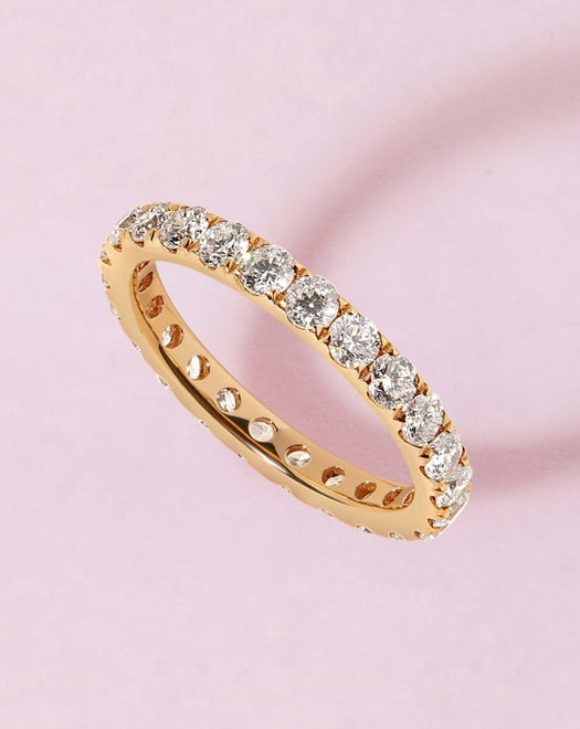 Jumbo Diamond Eternity Band - Sparkle Society