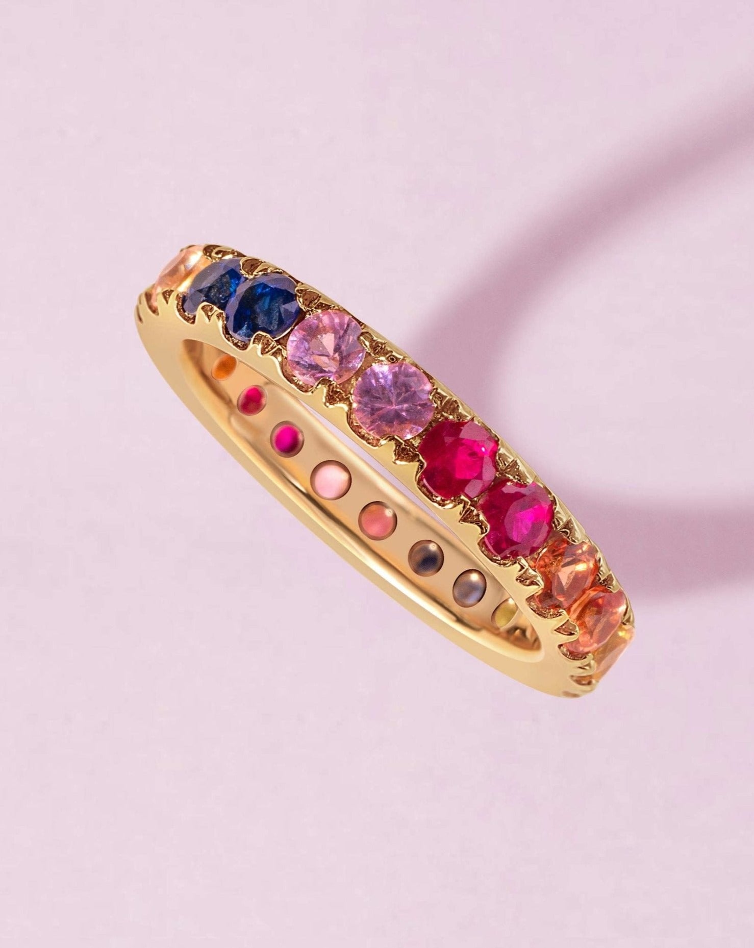 Jumbo Rainbow Eternity Band - Sparkle Society