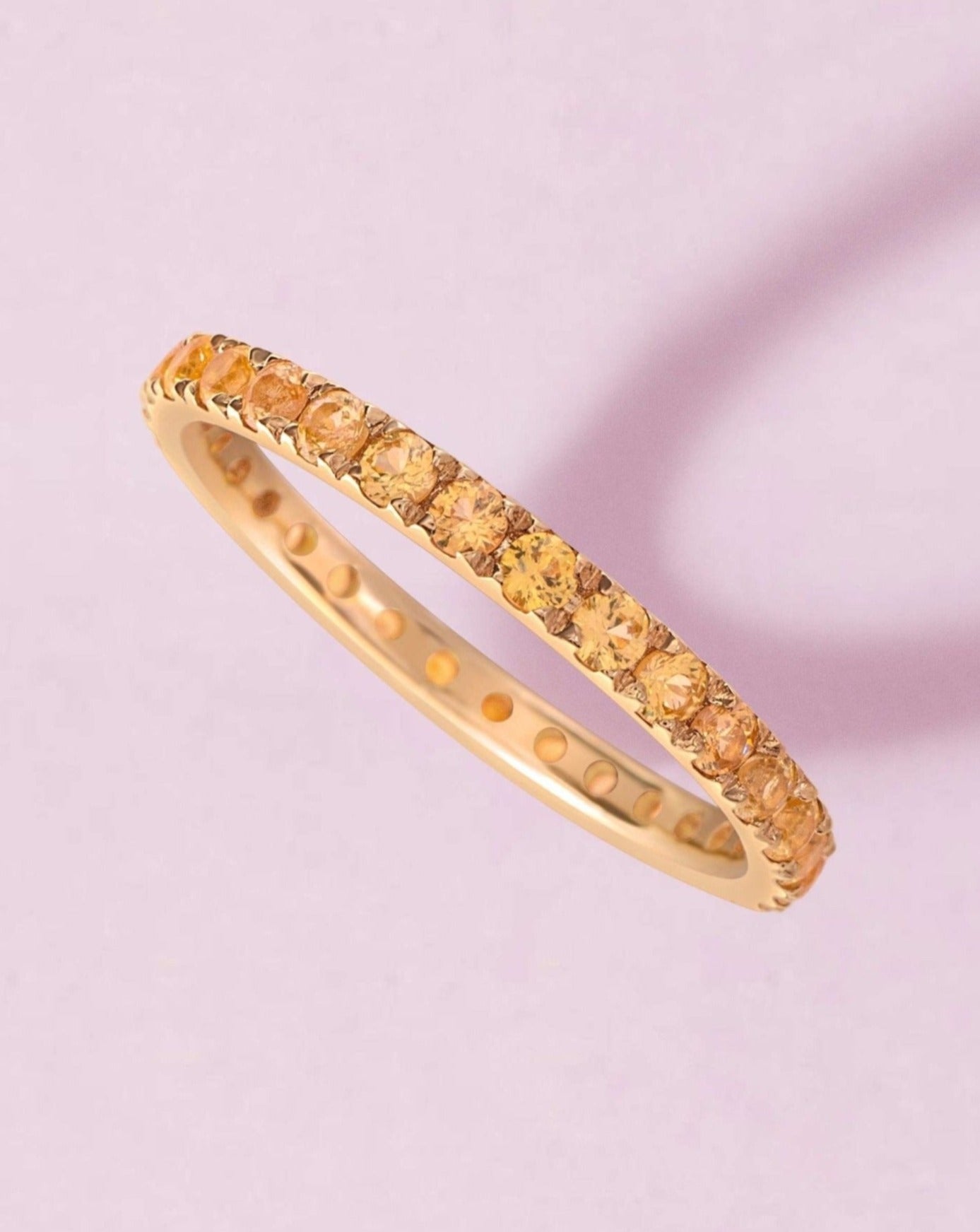 Perfect Gemstone Eternity Band Ring - Sparkle Society