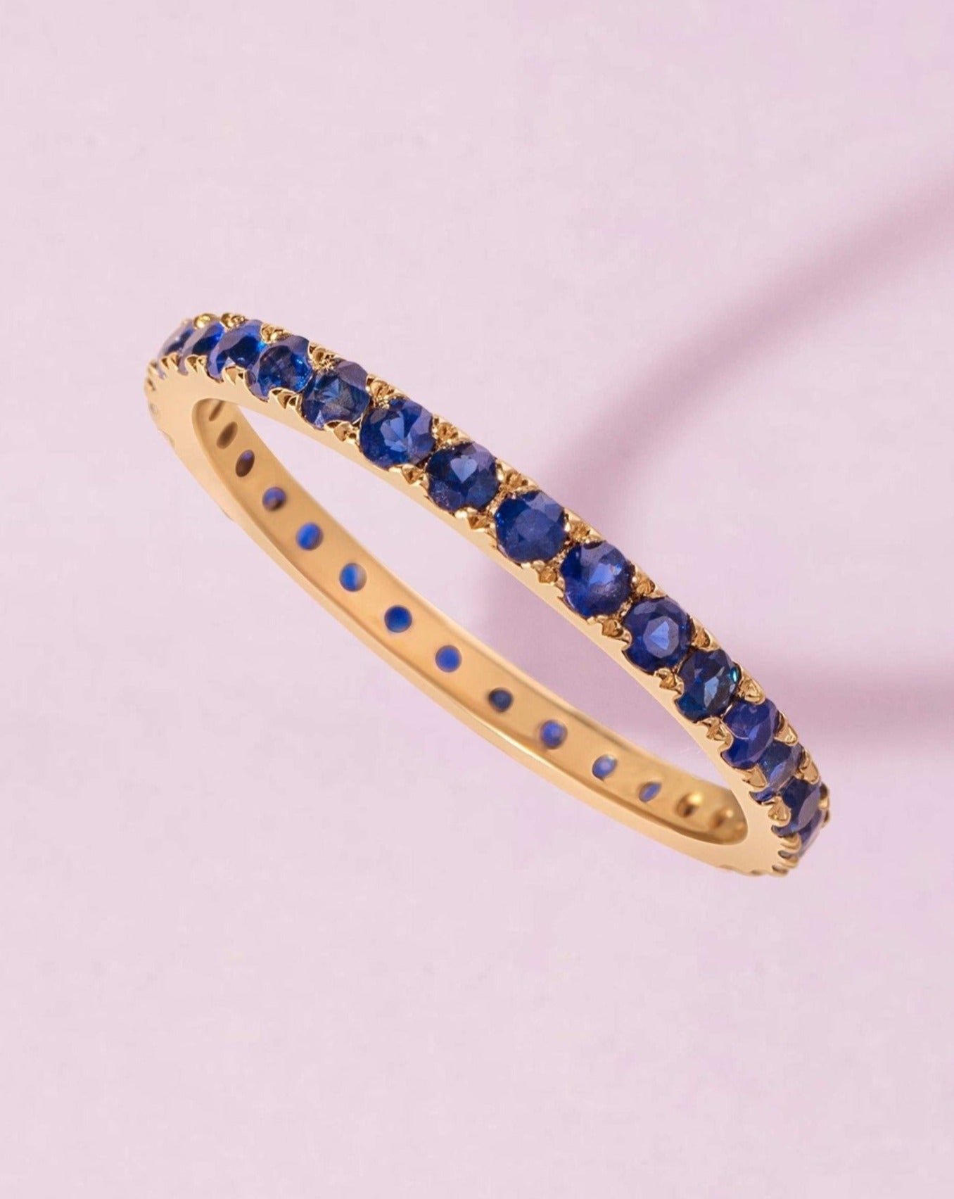 Perfect Gemstone Eternity Band Ring - Sparkle Society