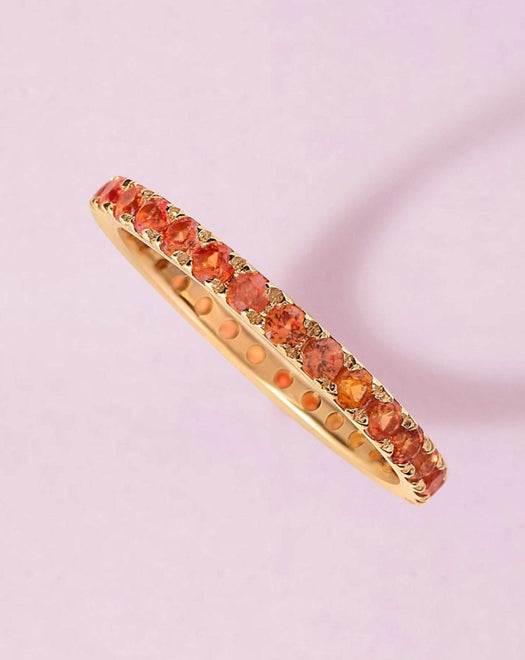 Perfect Gemstone Eternity Band Ring - Sparkle Society