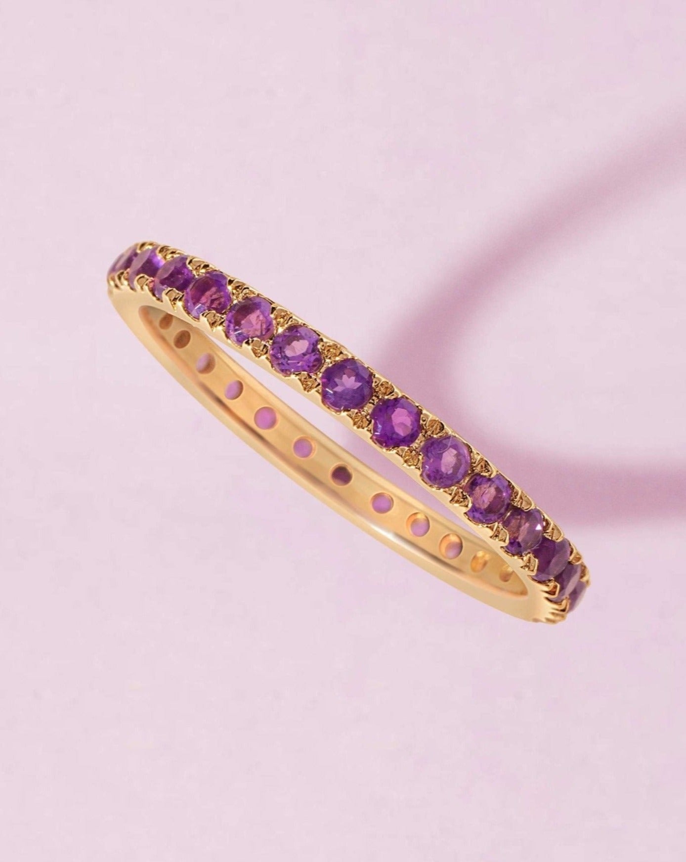 Perfect Gemstone Eternity Band Ring - Sparkle Society