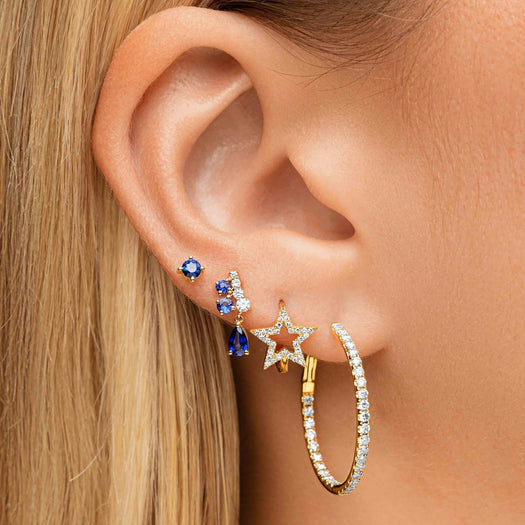 Single Birthstone Prong Studs - Sparkle Society