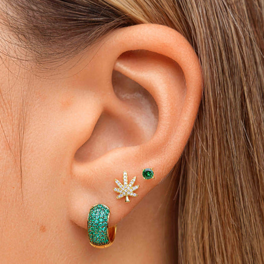 Single Birthstone Prong Studs - Sparkle Society