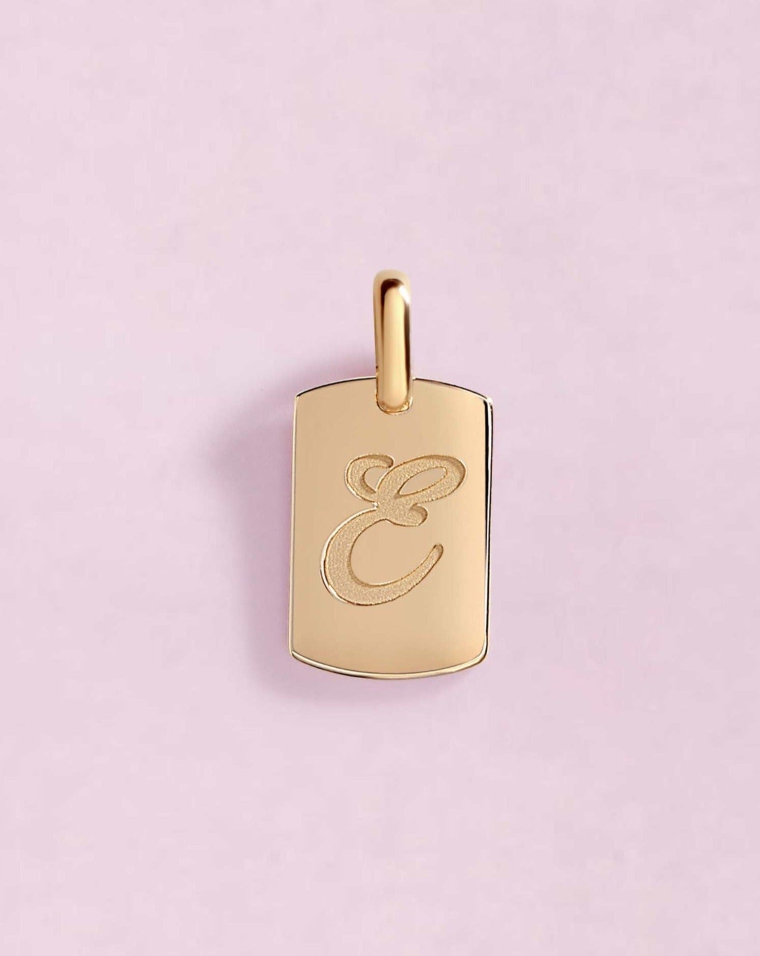 Engravable Solid Gold ID Tag - Sparkle Society